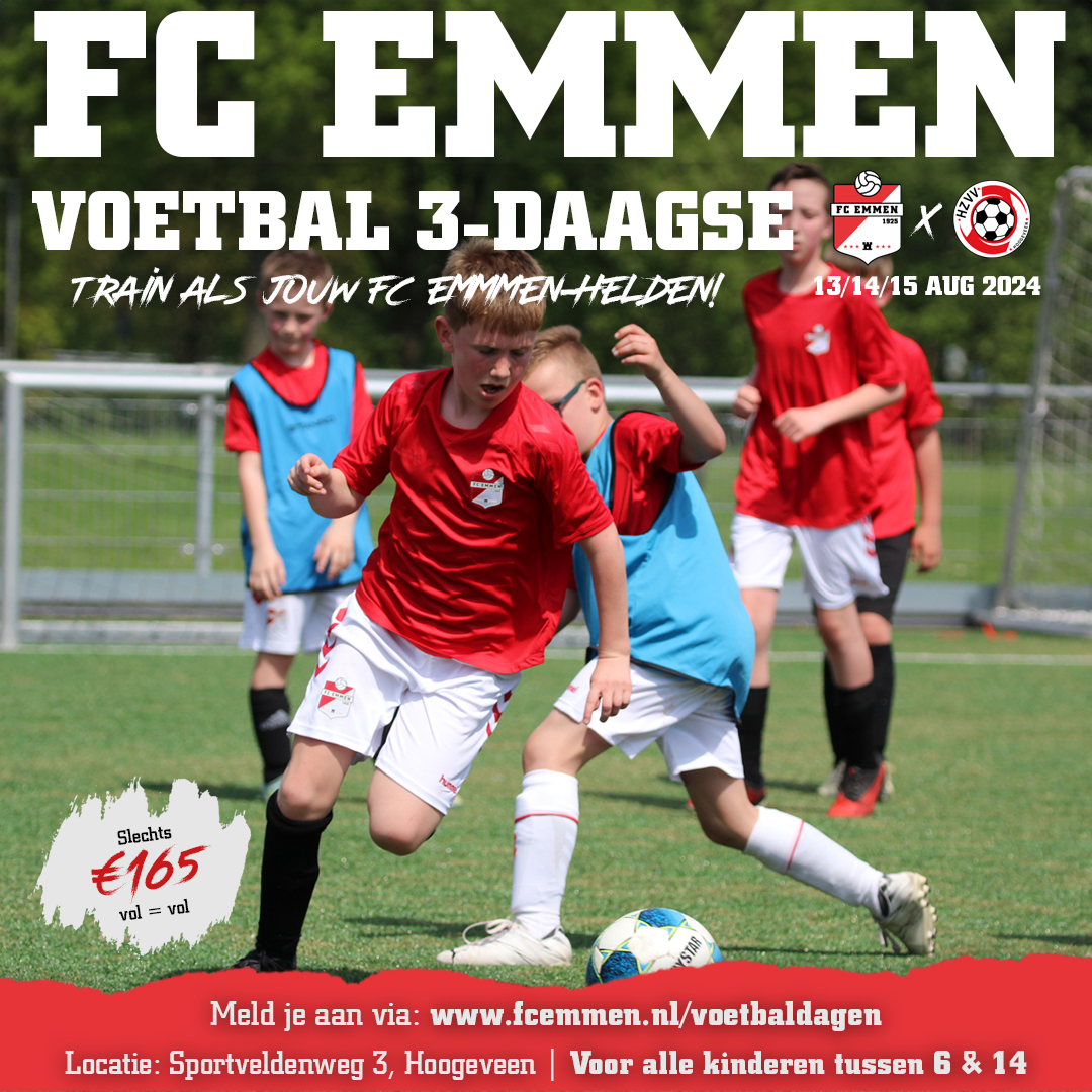 FC Emmen voetbal 3-daagse