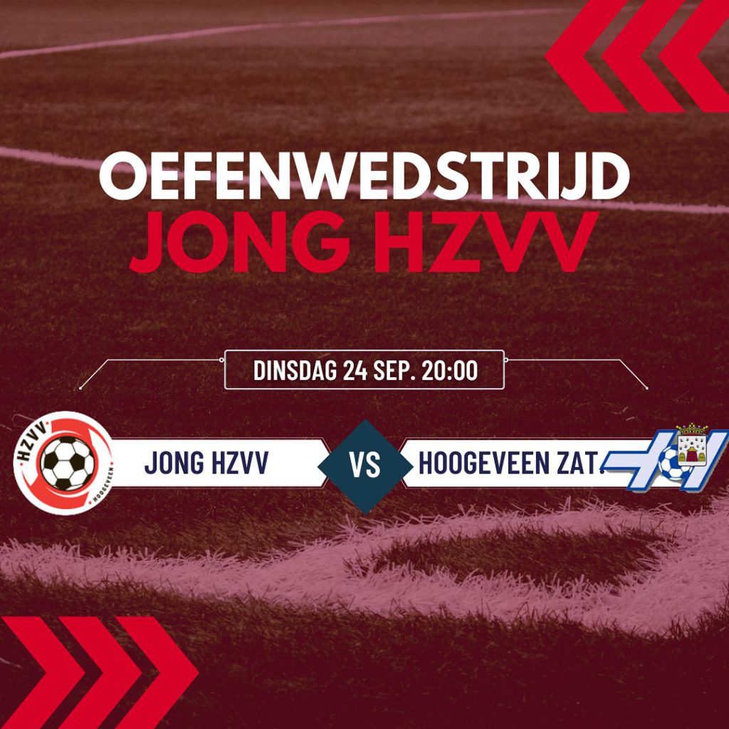 Jong HZVV - Hoogeveen Zat