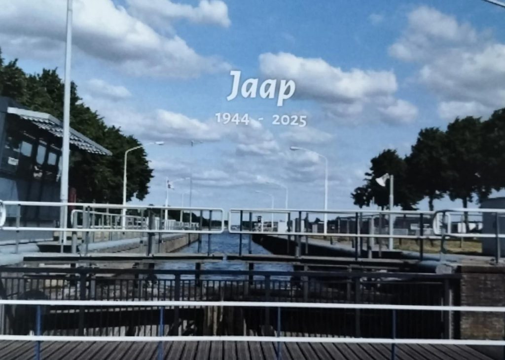 Rouwkaart Jaap Tigelaar - front