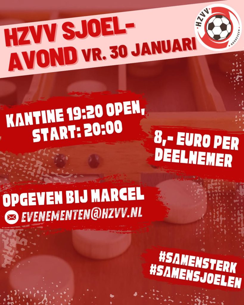 sjoelen bij hzvv 30-1-2026