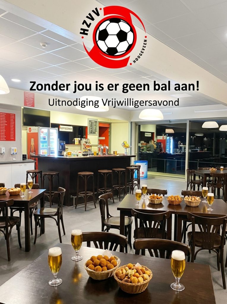 uitnodiging vrijwilligersavond